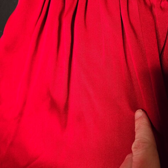 Y2K Banana Republic Women's Babydoll Empire Waist Strapless Silk Dress Womens Si - Picture 15 of 15